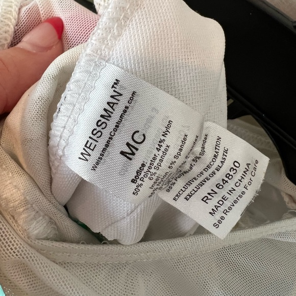 Weissman ballet costume tutu recital dance mint green size MC - Picture 5 of 5